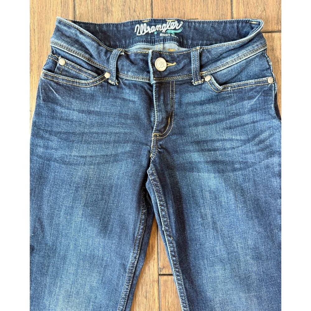 Wrangler Low Rise Bootcut Jeans Excellent Size 2 - Picture 2 of 6